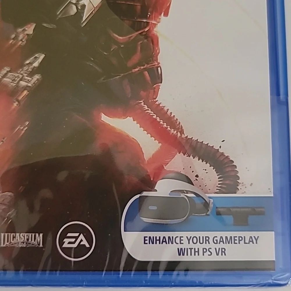 Playstation PS4 VR Mode Included Star Wars Squadrons Rated Teens Blu-ray Disc